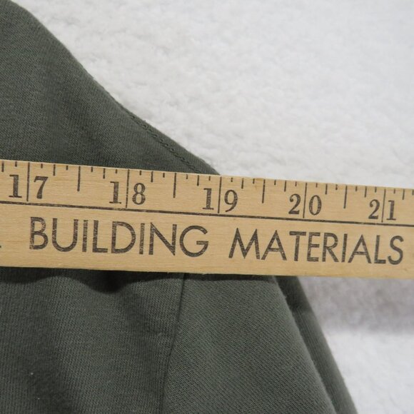 Disney Hoodie Mens Size Extra Large Mickey Mouse Logo Green Graphic Sweater - Picture 8 of 10